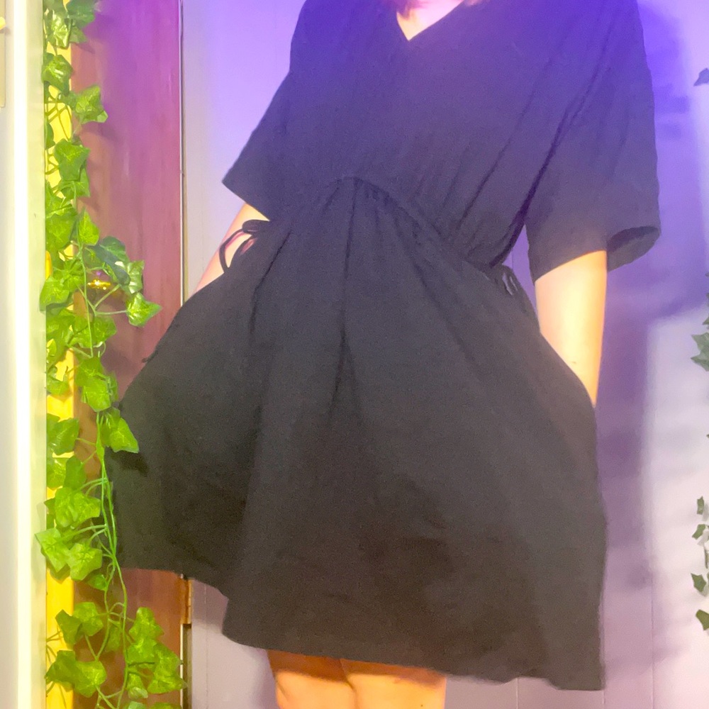black dress